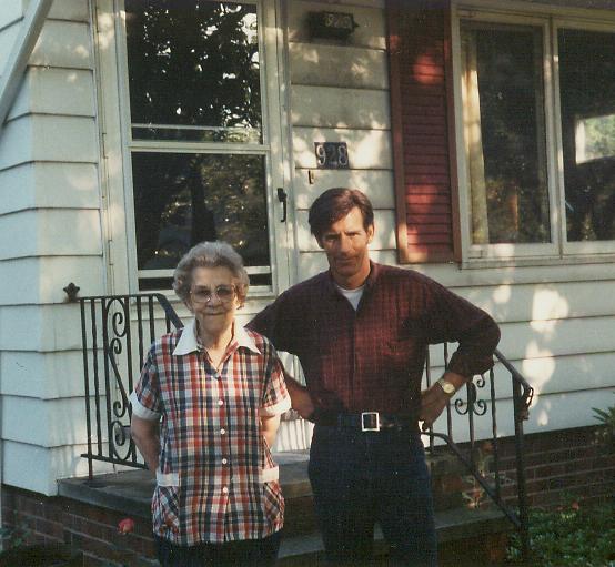 Moving day, from South Euclid OH... Mom and my brother, Doug